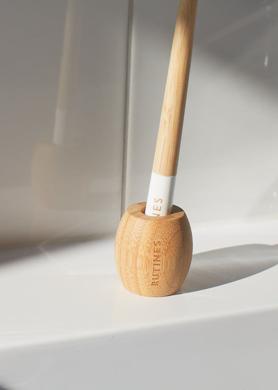 Bamboo toothbrush holder - Rutines