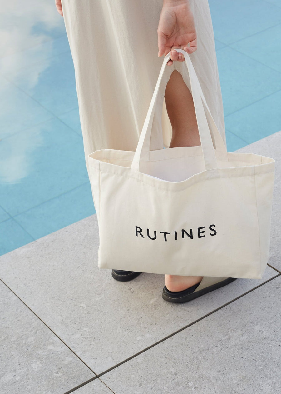 Heavy weight cotton tote bag - Rutines
