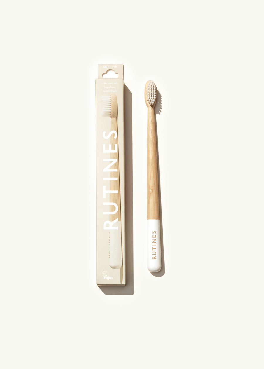 Rutines Slim Comfort toothbrush - White - SOFT
